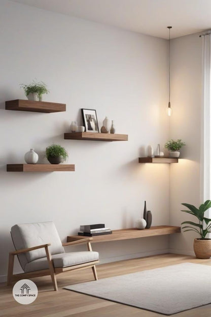 ⭐ رفوف حائط عصرية –