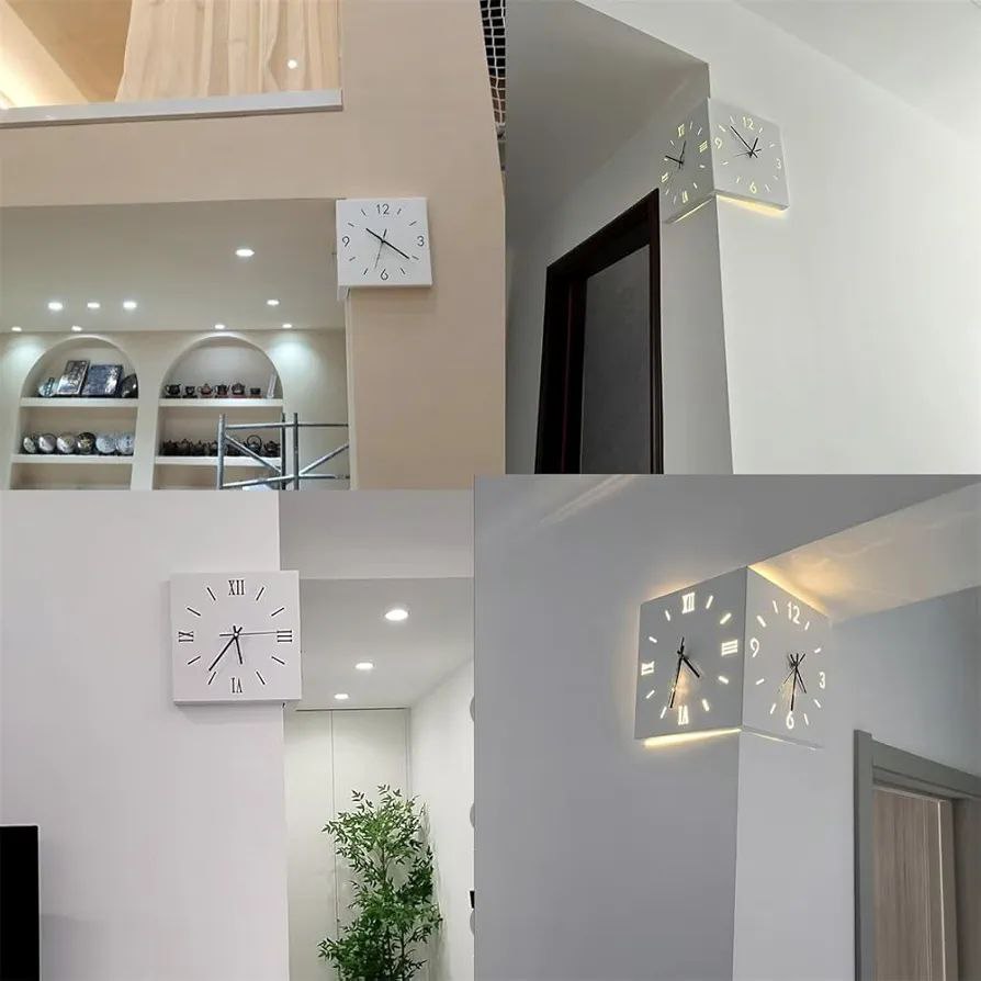 ⭐ ساعة الحائط العصرية مع LED – لمسة فخامة تضيف حياة لأي مكان